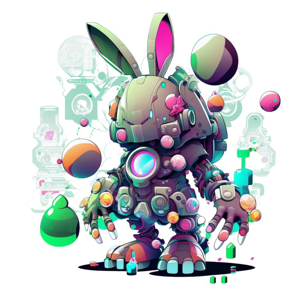 Easter Cyber Bunny Cottontail - LKgamezone