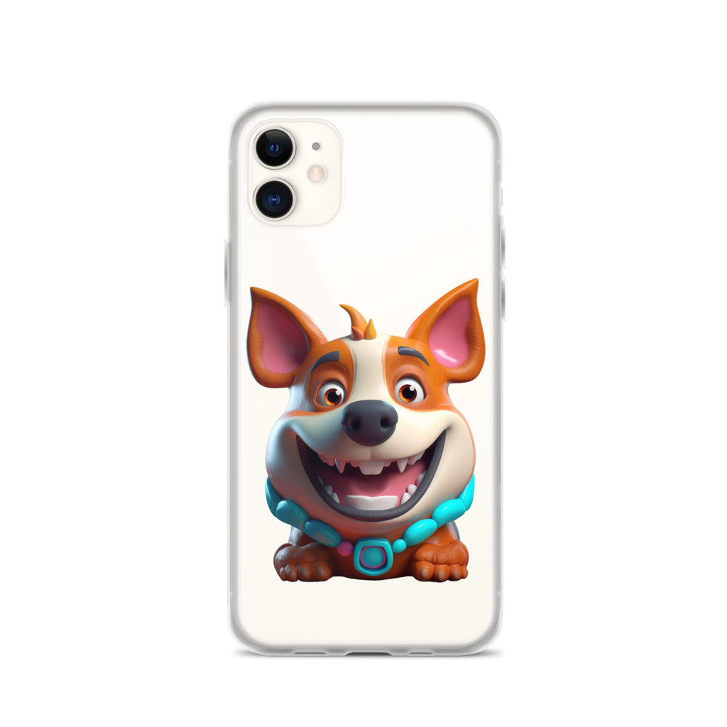 Cartoon Dog A Clear Case for iPhone®