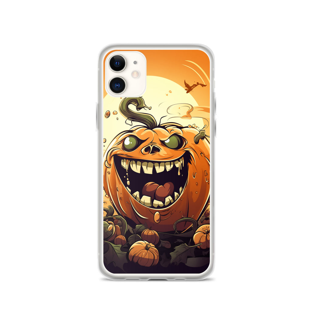 Halloween Pumpkin B Clear Case for iPhone