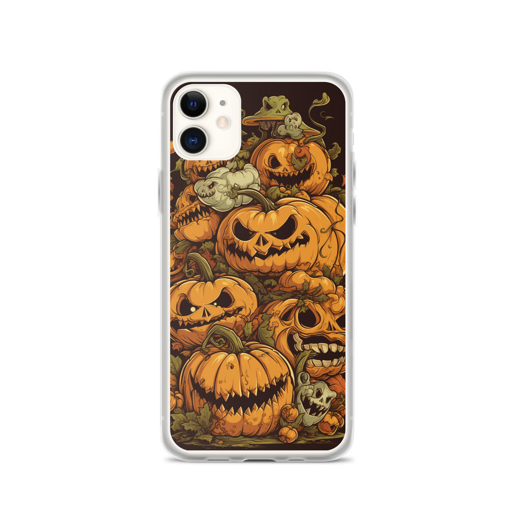 Halloween Pumpkin C Clear Case for iPhone