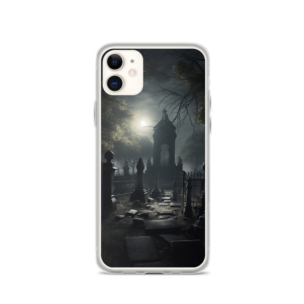 Cemetery D Clear Case for iPhone