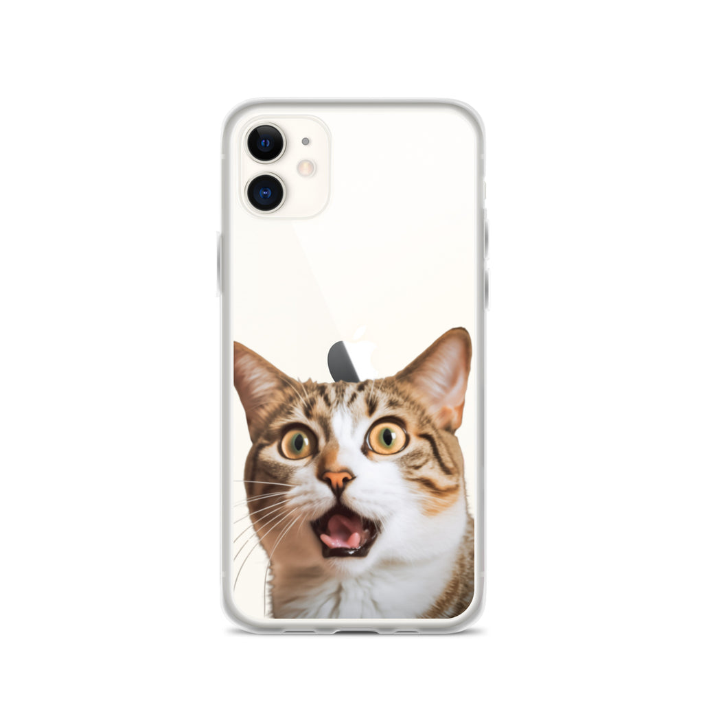 Cat A Clear Case for iPhone