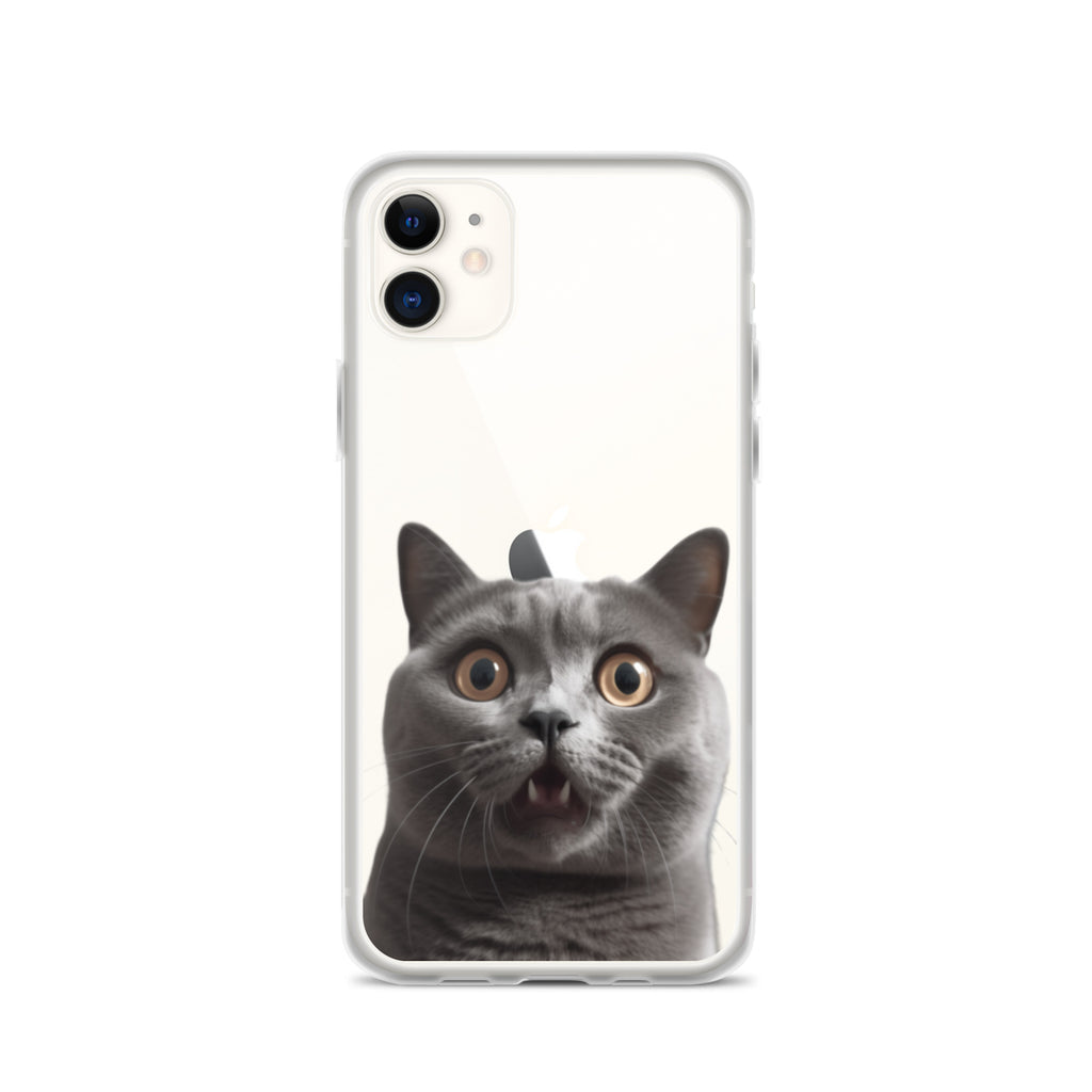 Cat B Clear Case for iPhone