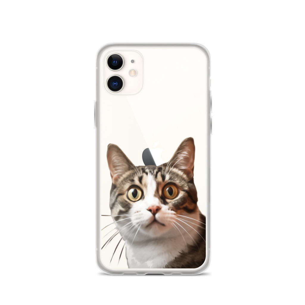 Cat D Clear Case for iPhone