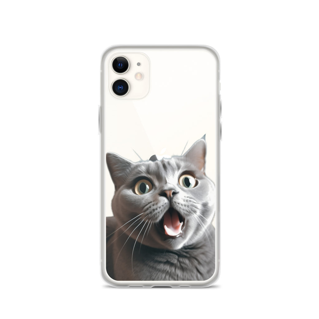 Cat F Clear Case for iPhone