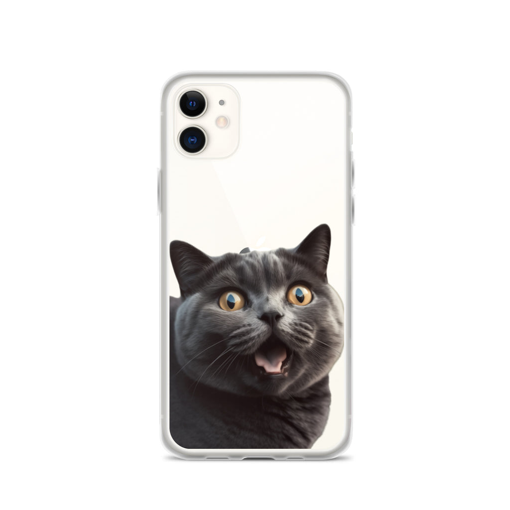 Cat  I Clear Case for iPhone