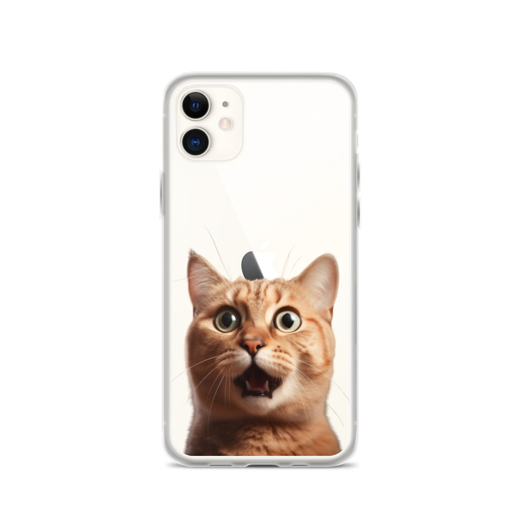 Cat J Clear Case for iPhone