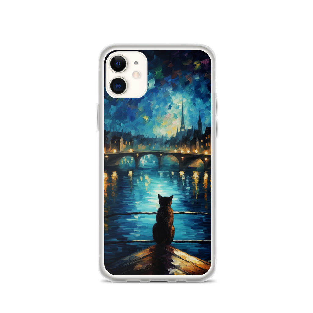 River Cat B Clear Case for iPhone