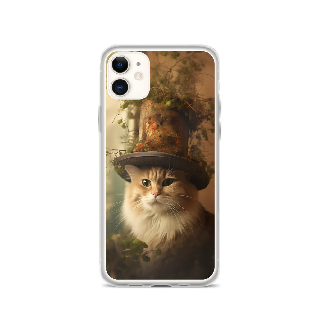 Cat Hat A Clear Case for iPhone