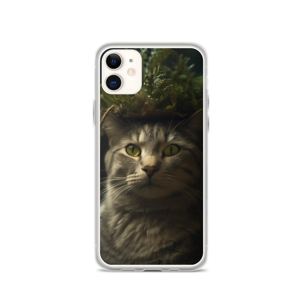 Cat Hat C Clear Case for iPhone