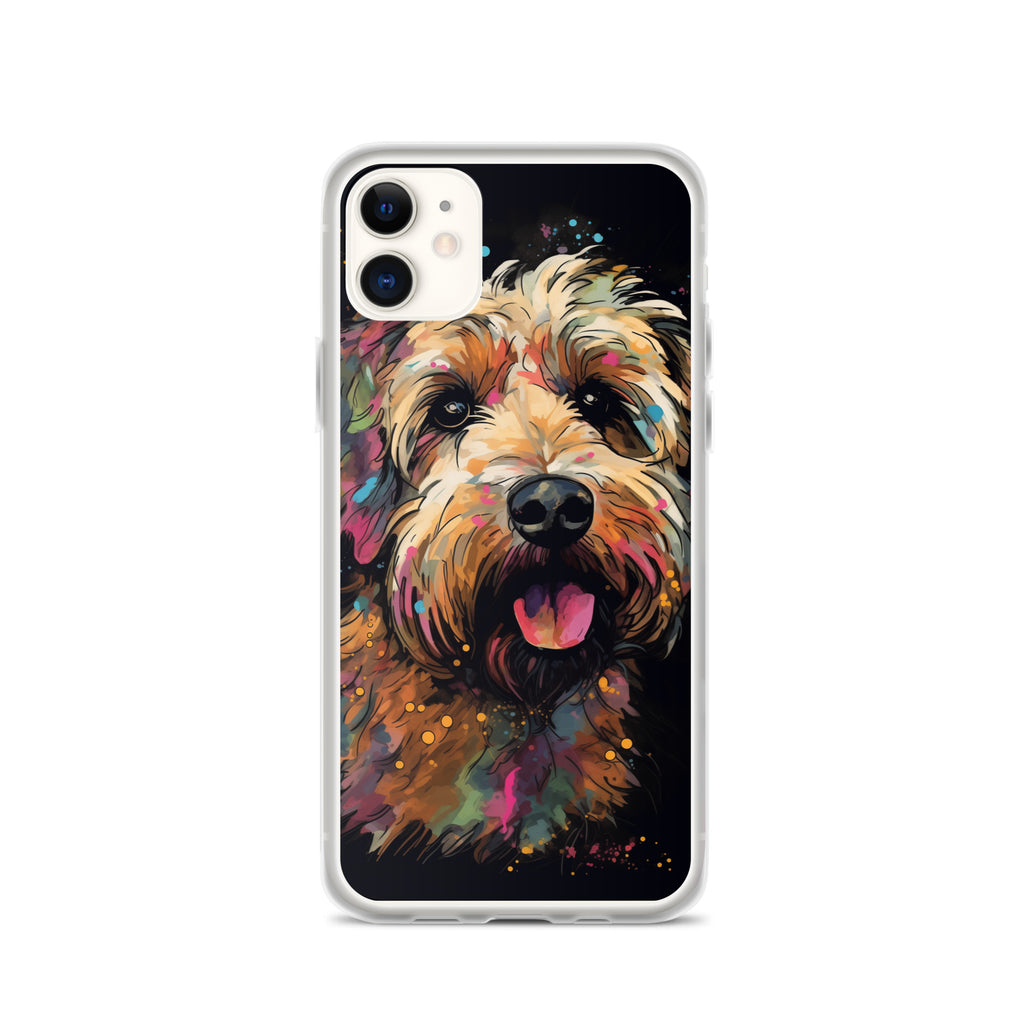 Van Gogh Style Dog A Clear Case for iPhone