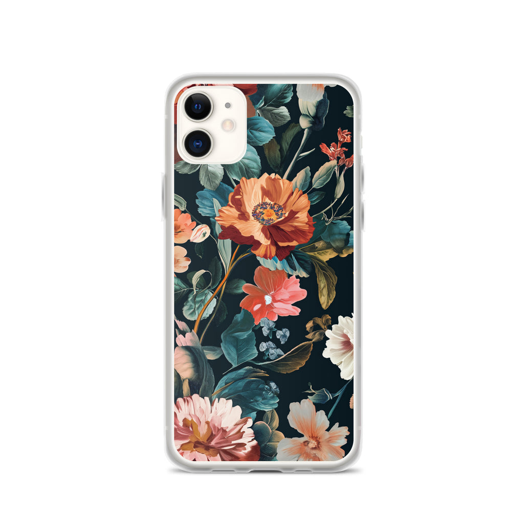 Flower Golden Clear Case for iPhone®