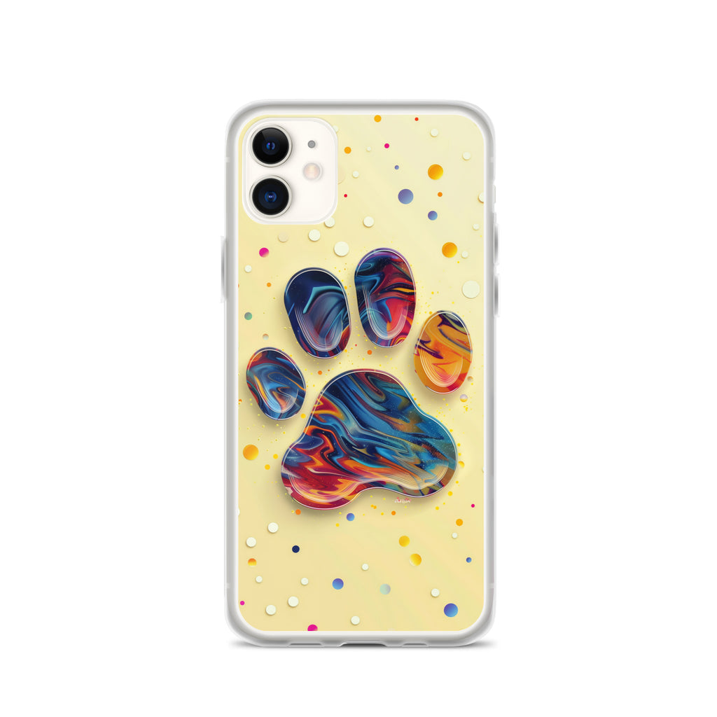 Artistic PawPrints  Aurora Clear Case for iPhone®