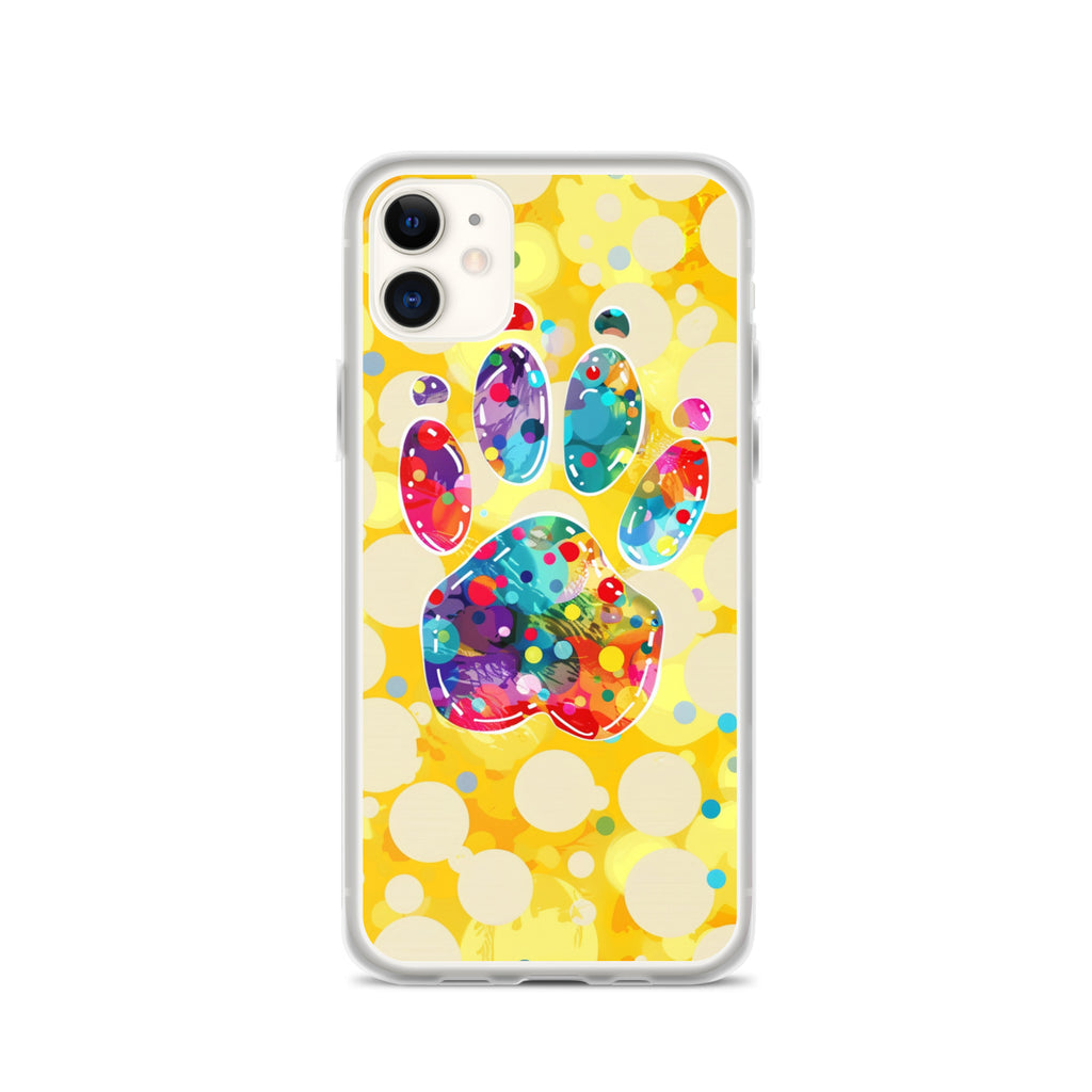 Artistic PawPrints Borealis Clear Case for iPhone®