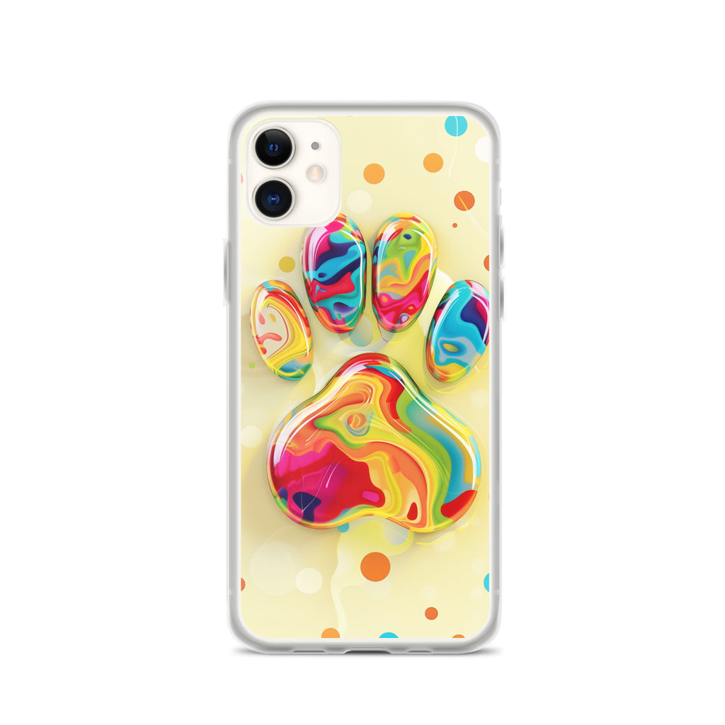 Artistic PawPrints Celestia Clear Case for iPhone®