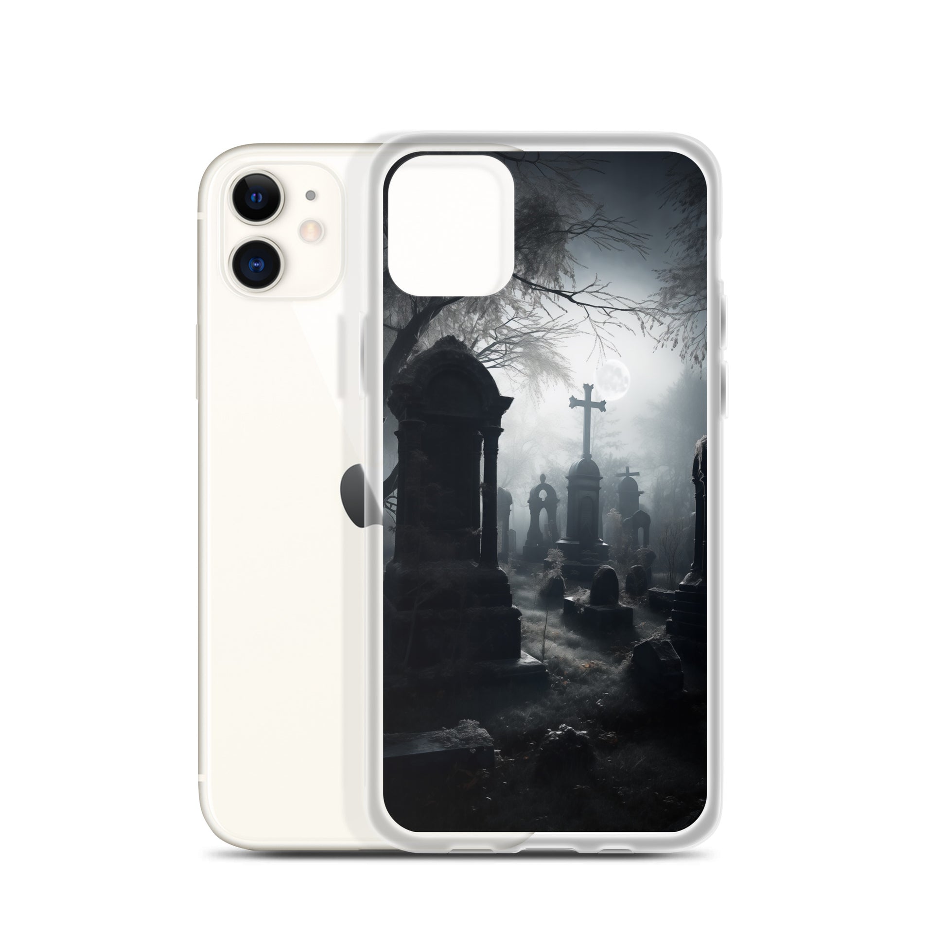 Cemetery B Clear Case for iPhone