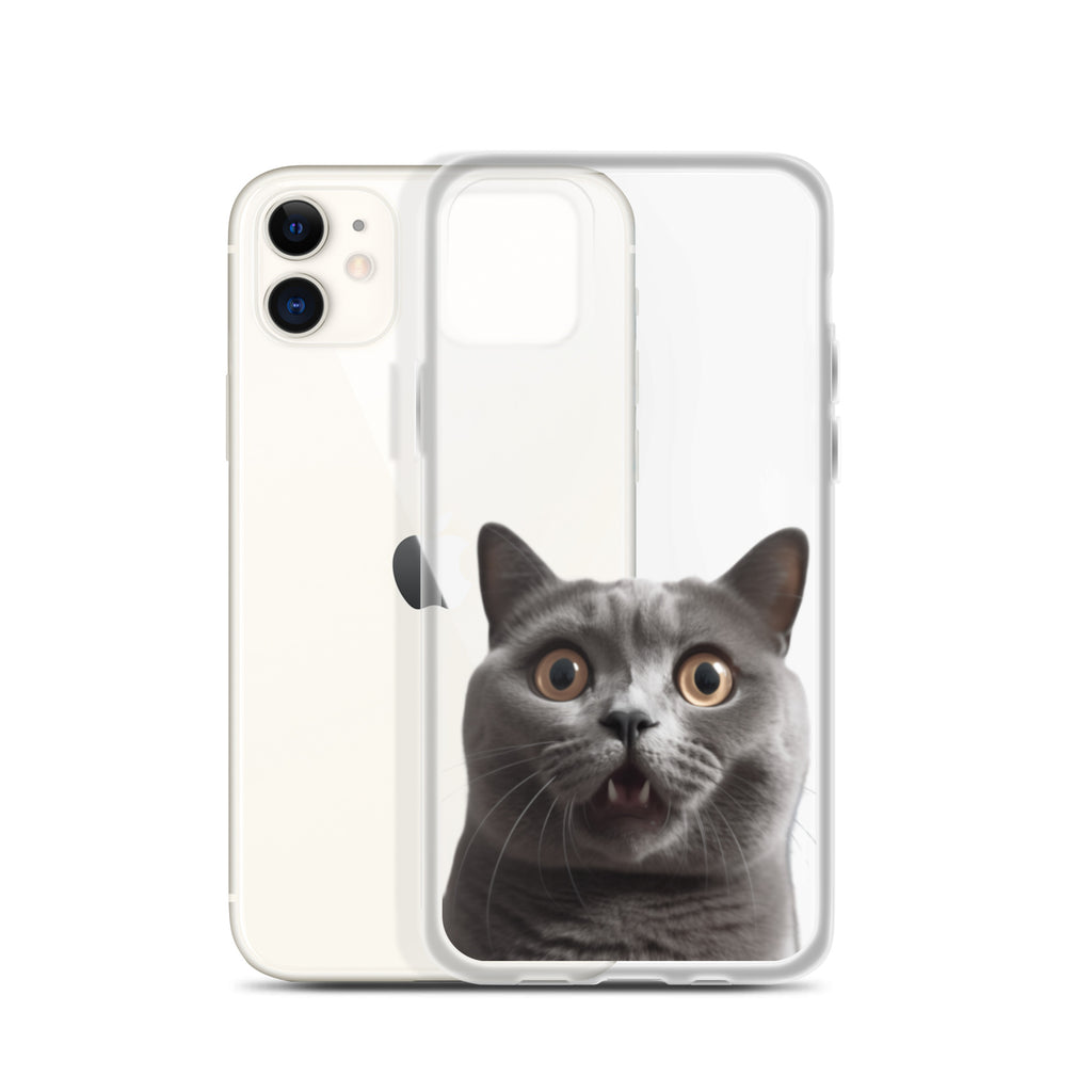 Cat B Clear Case for iPhone