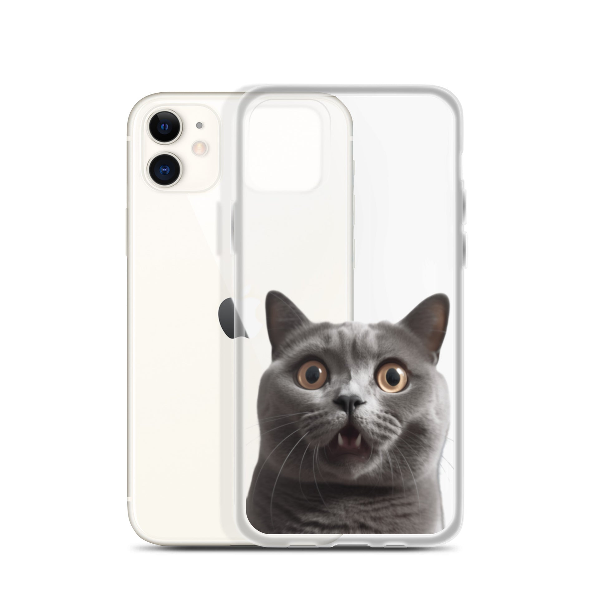 Cat B Clear Case for iPhone