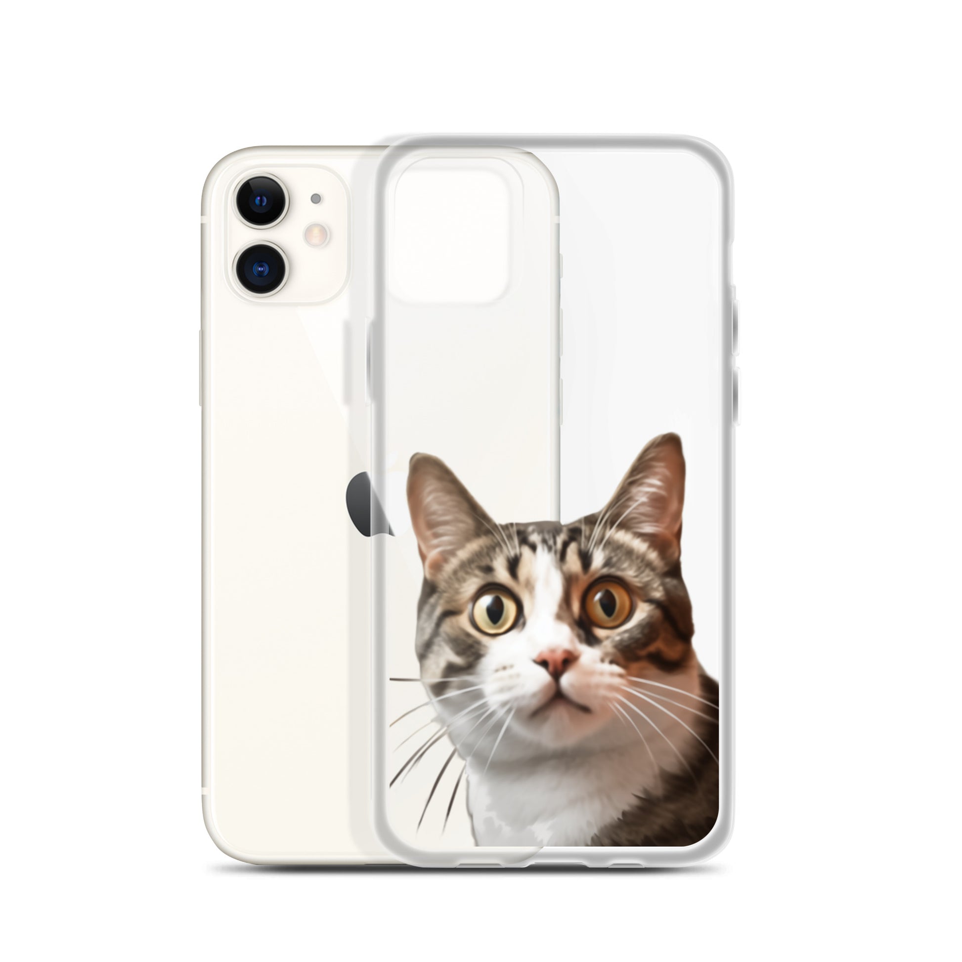 Cat D Clear Case for iPhone
