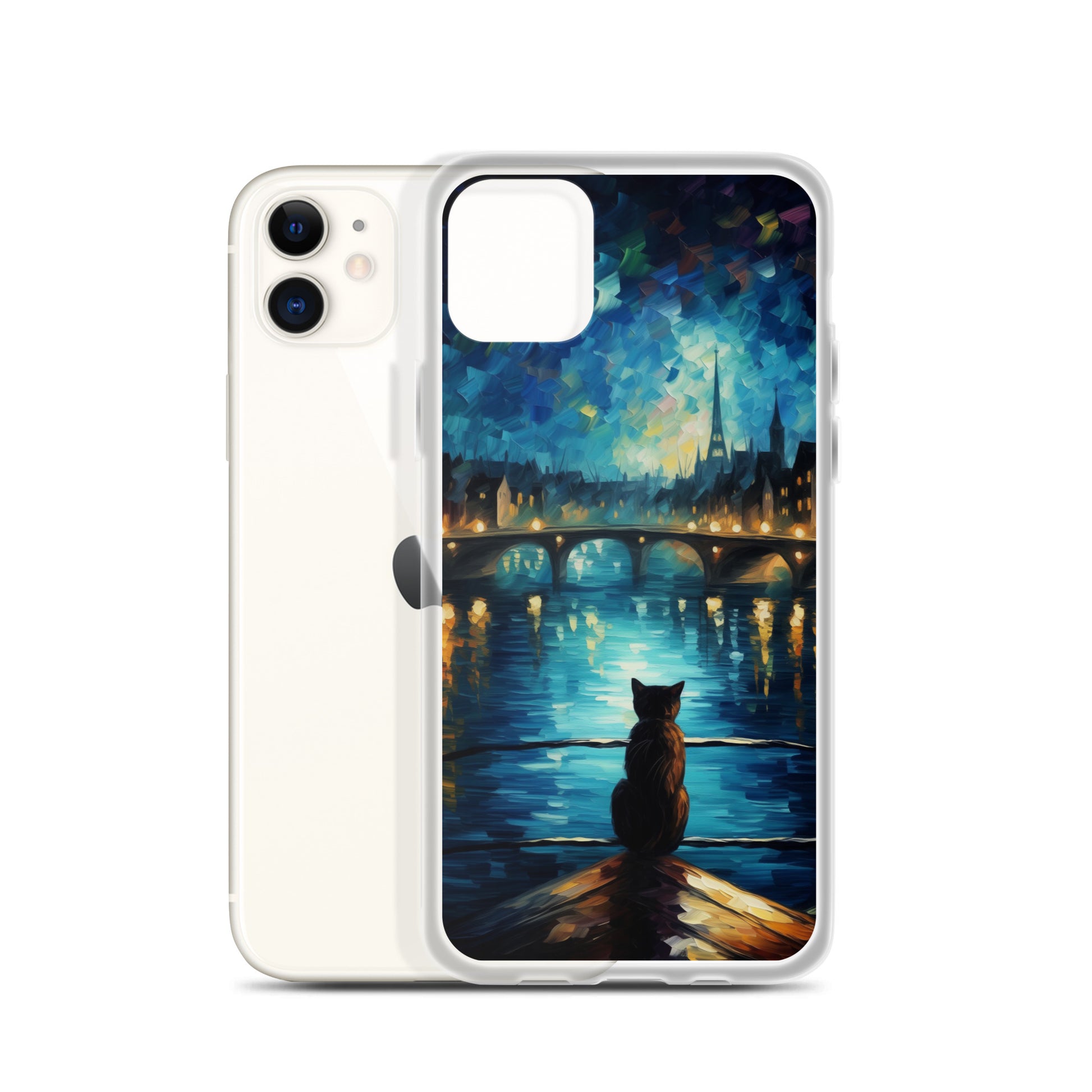 River Cat B Clear Case for iPhone