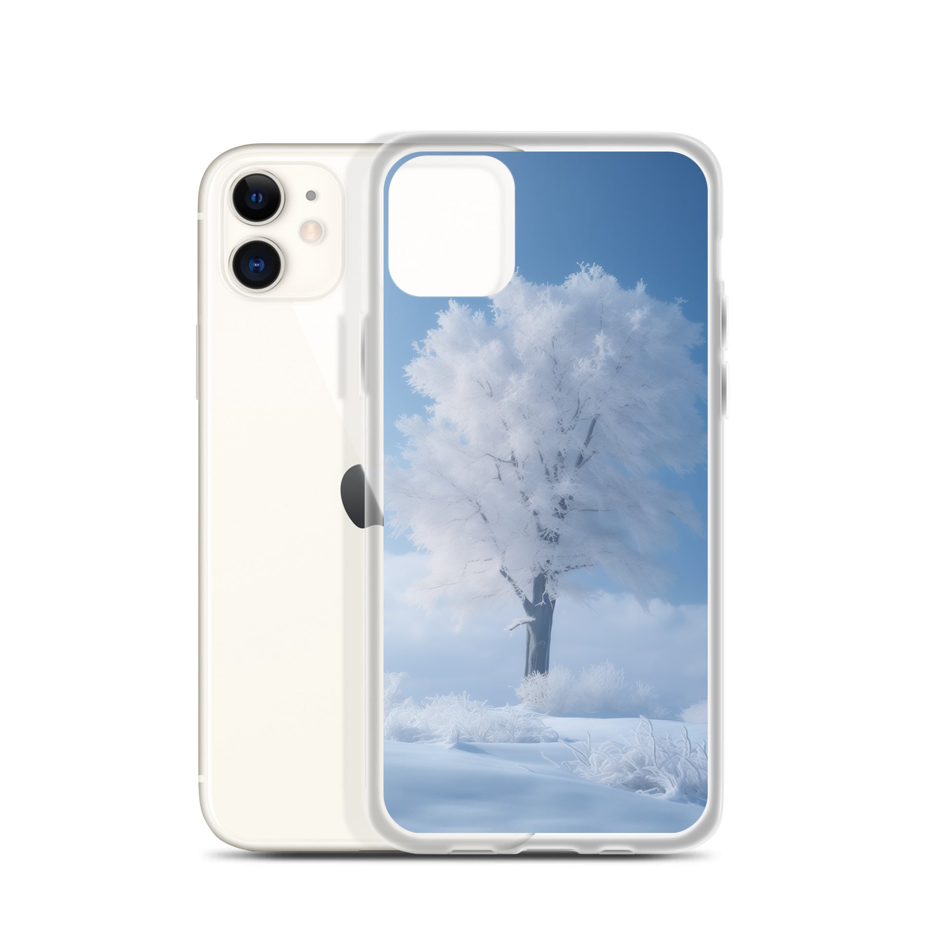 Snow Tree B Clear Case for iPhone®