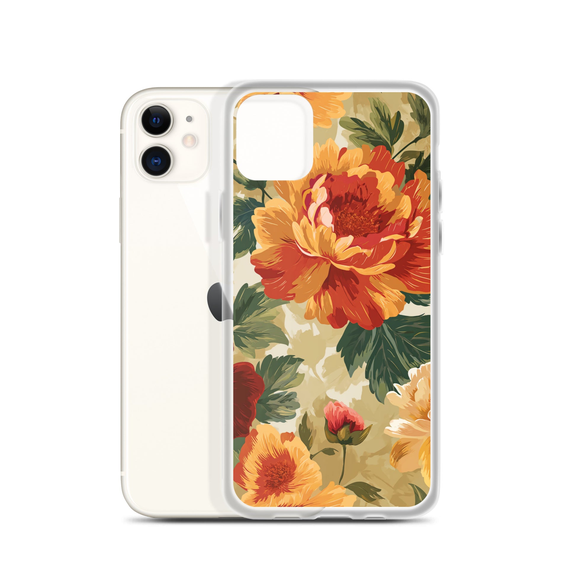 Flower Angel Clear Case for iPhone®