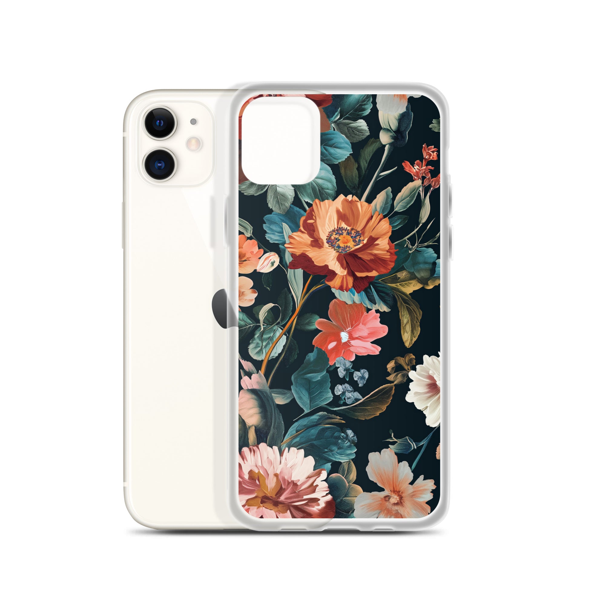Flower Golden Clear Case for iPhone®