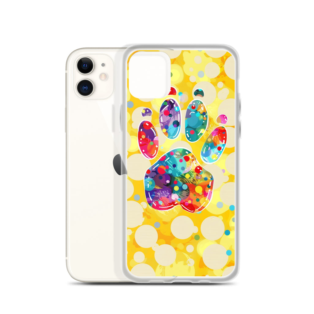 Artistic PawPrints Borealis Clear Case for iPhone®