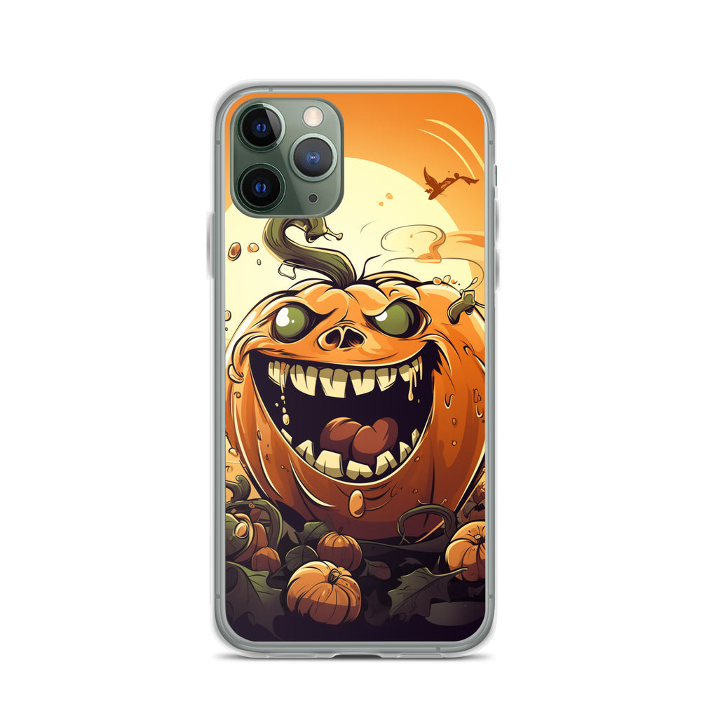 Halloween Pumpkin B Clear Case for iPhone