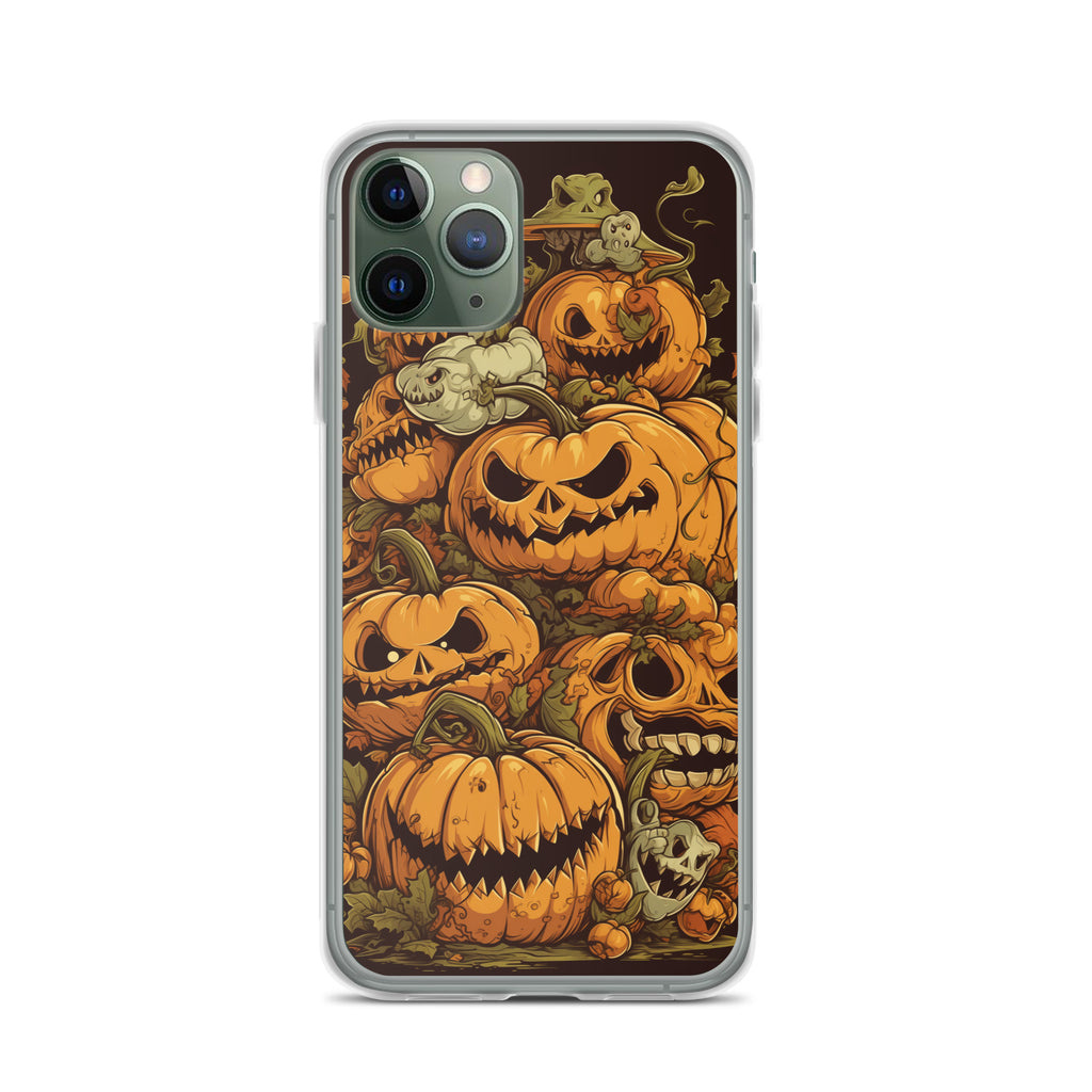 Halloween Pumpkin C Clear Case for iPhone