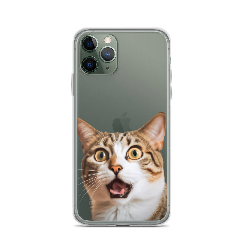 Cat A Clear Case for iPhone