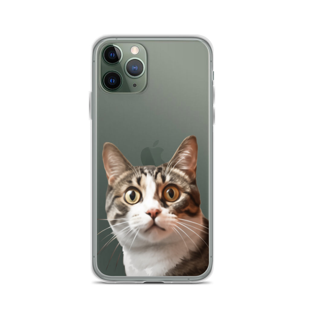 Cat D Clear Case for iPhone