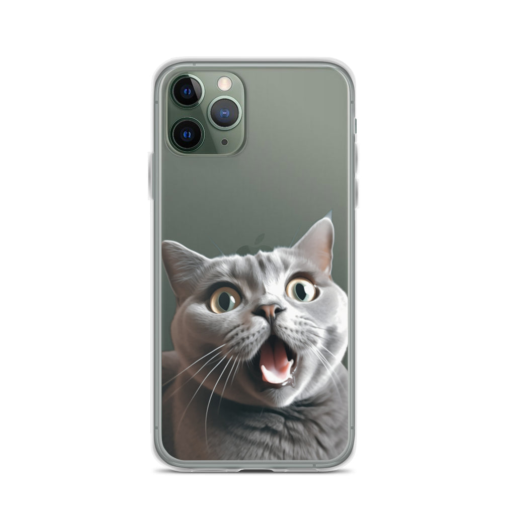 Cat F Clear Case for iPhone