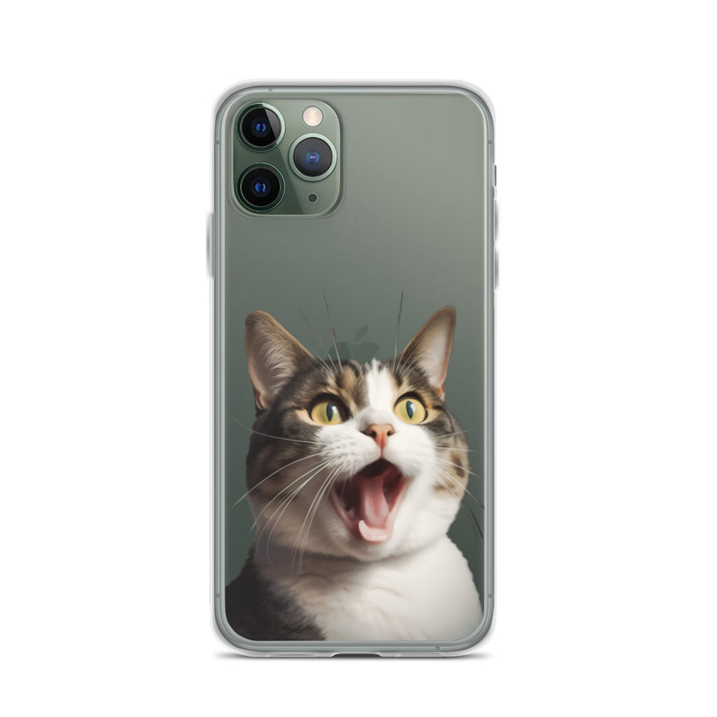 Cat H Clear Case for iPhone