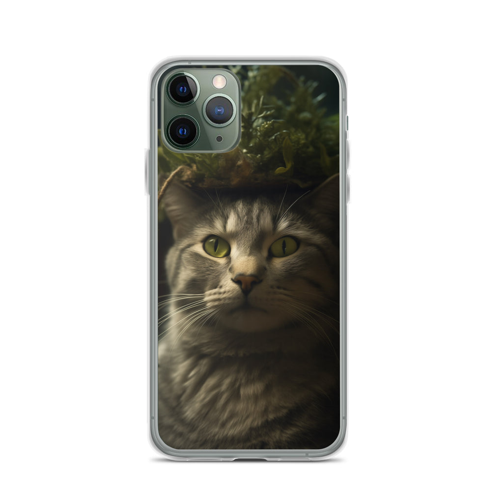 Cat Hat C Clear Case for iPhone