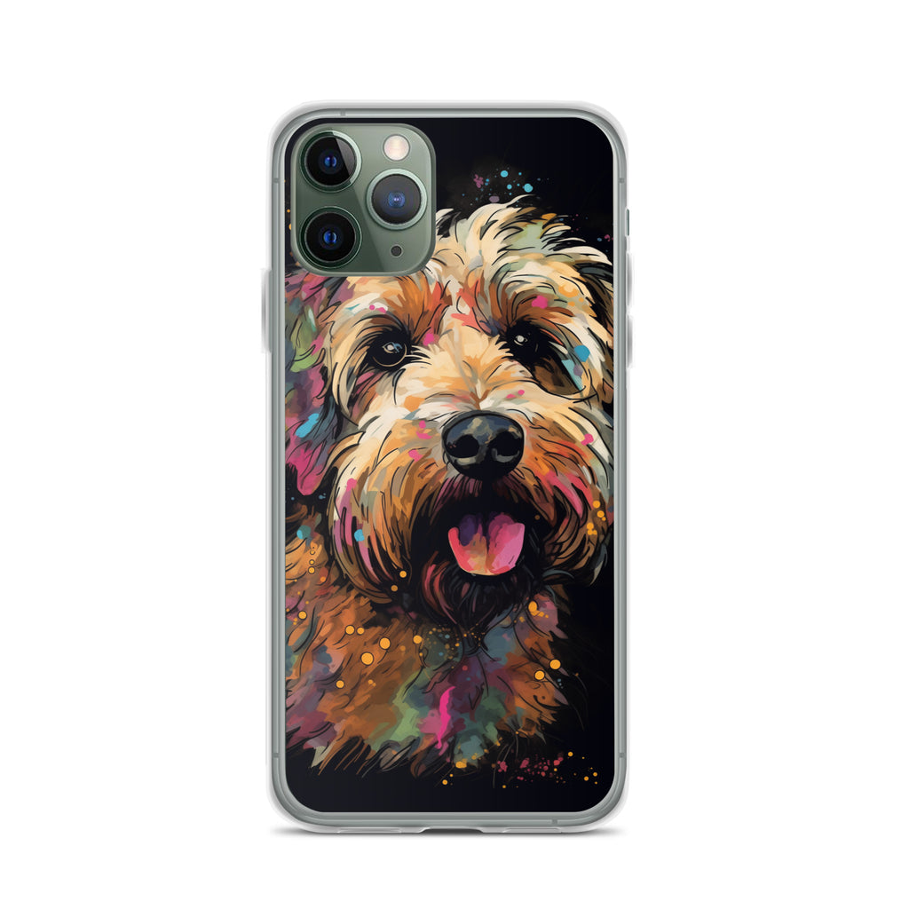 Van Gogh Style Dog A Clear Case for iPhone