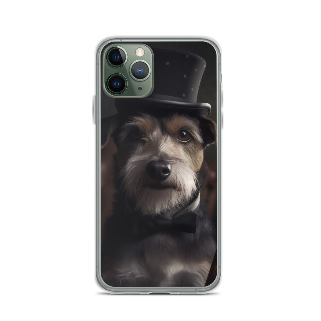 Top Hat Dog C Clear Case for iPhone