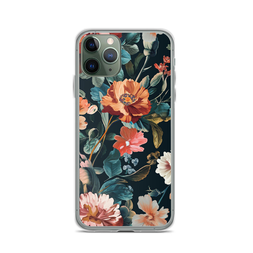 Flower Golden Clear Case for iPhone®