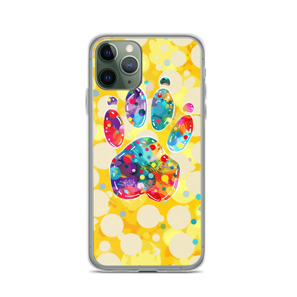 Artistic PawPrints Borealis Clear Case for iPhone®