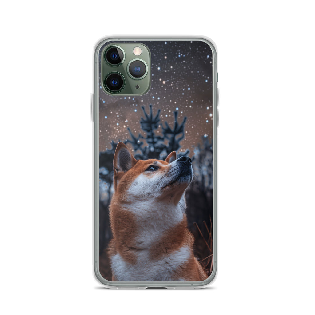 Shiba Inu Starry Night Clear Case for iPhone®