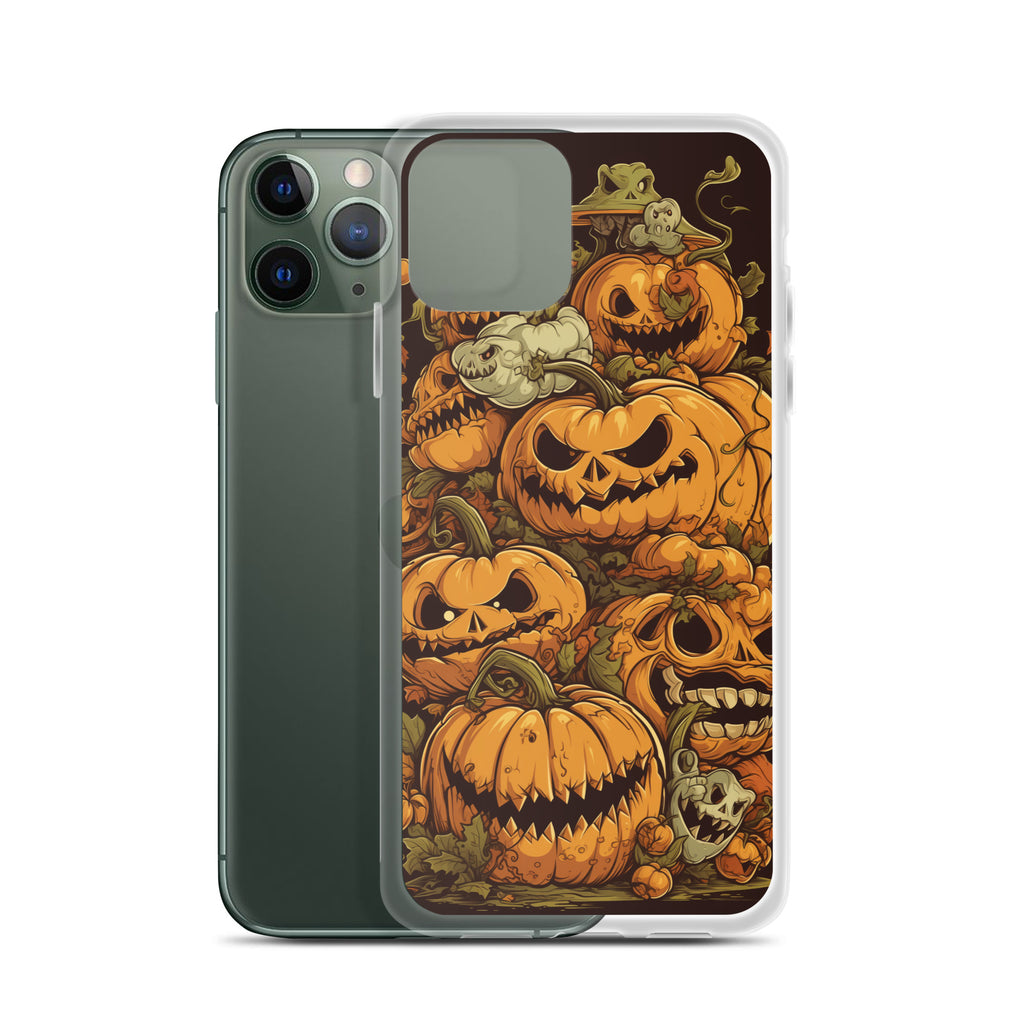 Halloween Pumpkin C Clear Case for iPhone