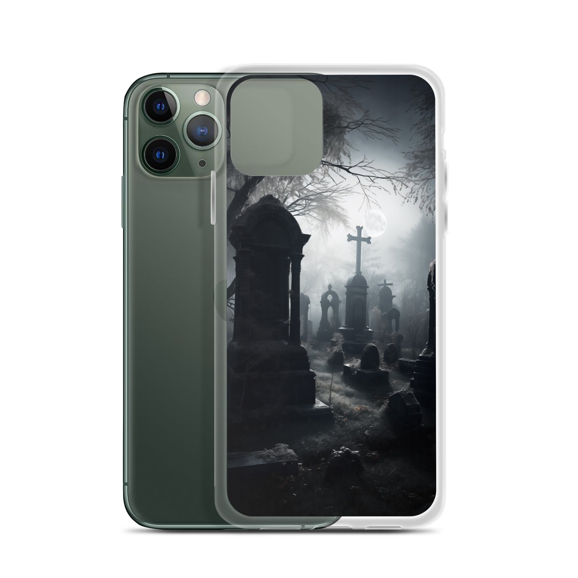 Cemetery B Clear Case for iPhone