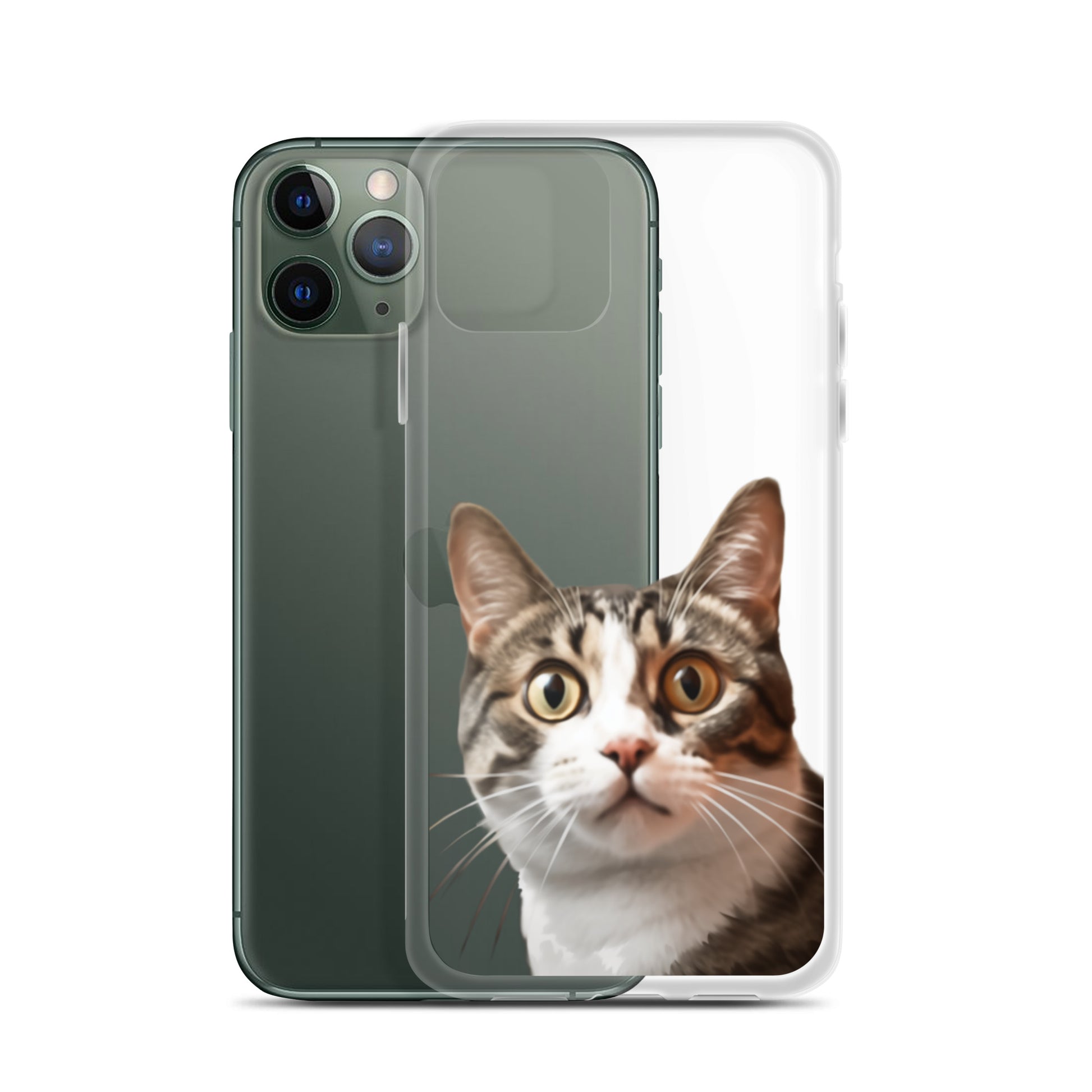 Cat D Clear Case for iPhone