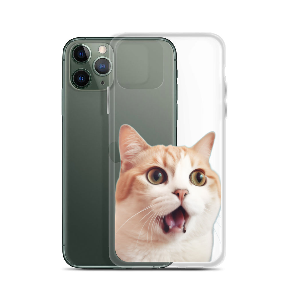 Cat E Clear Case for iPhone