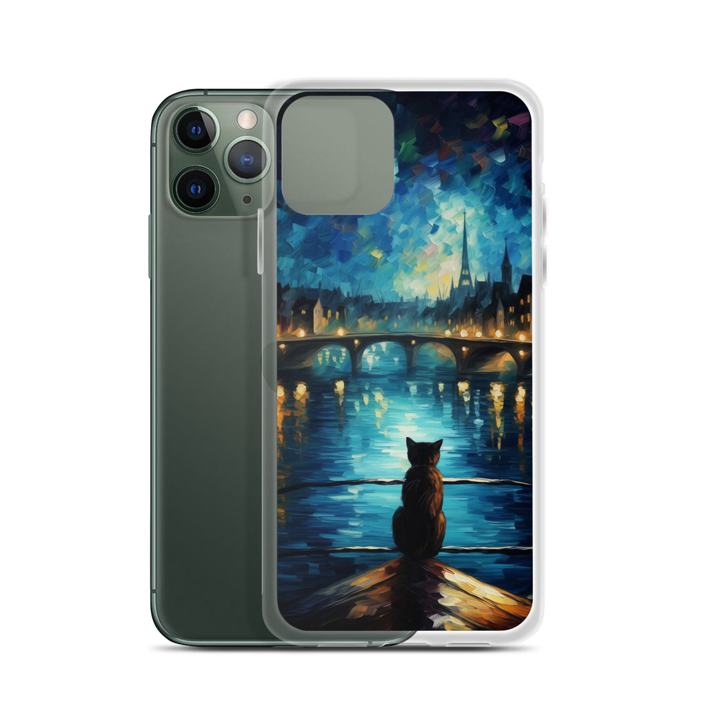 River Cat B Clear Case for iPhone