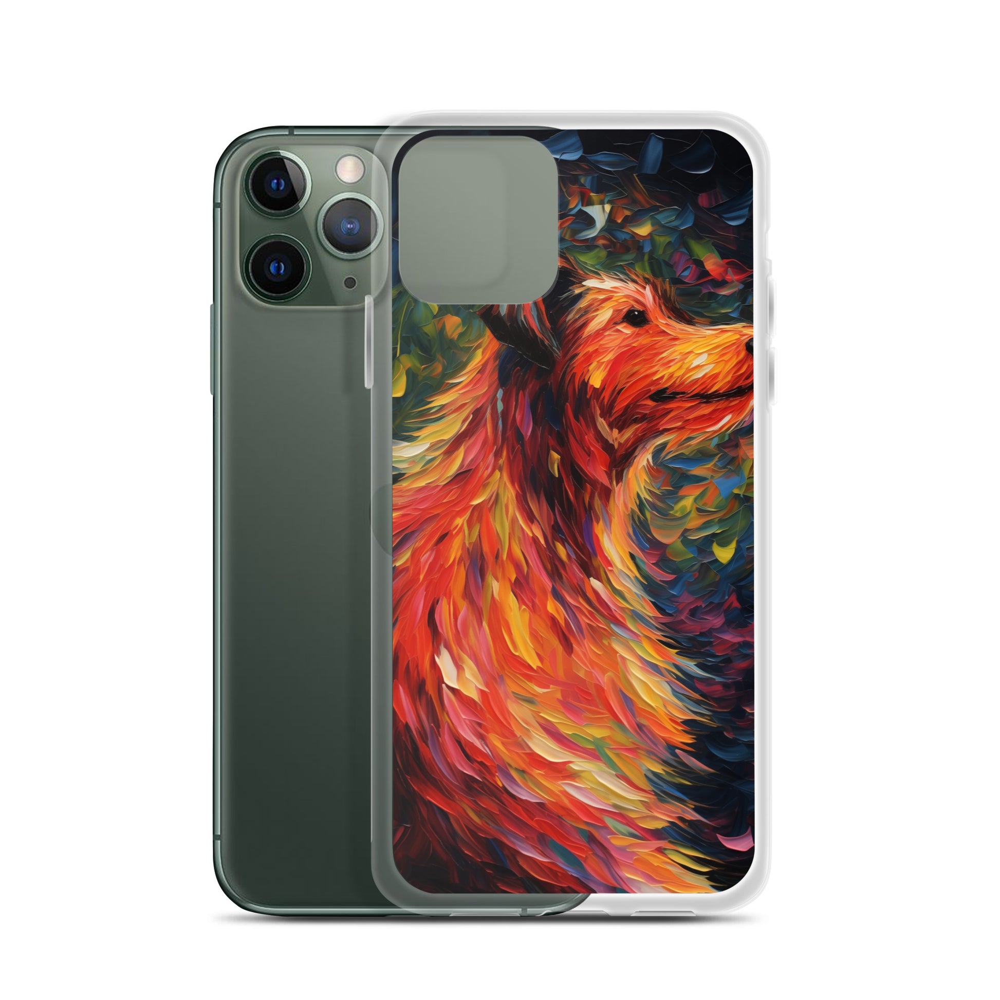 Van Gogh dog C Clear Case for iPhone