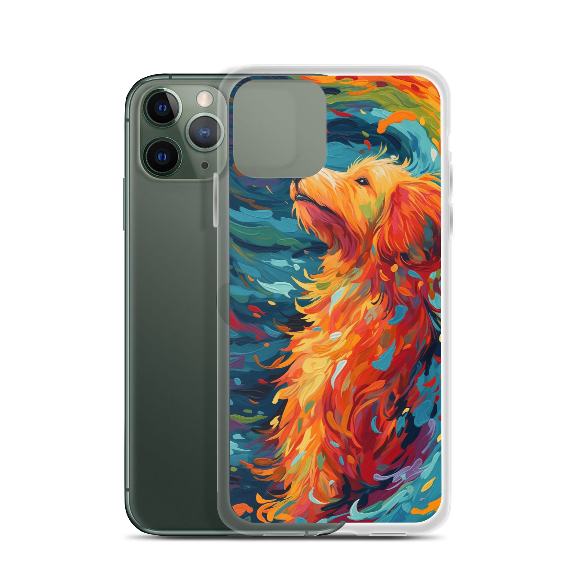 Van Gogh dog B Clear Case for iPhone