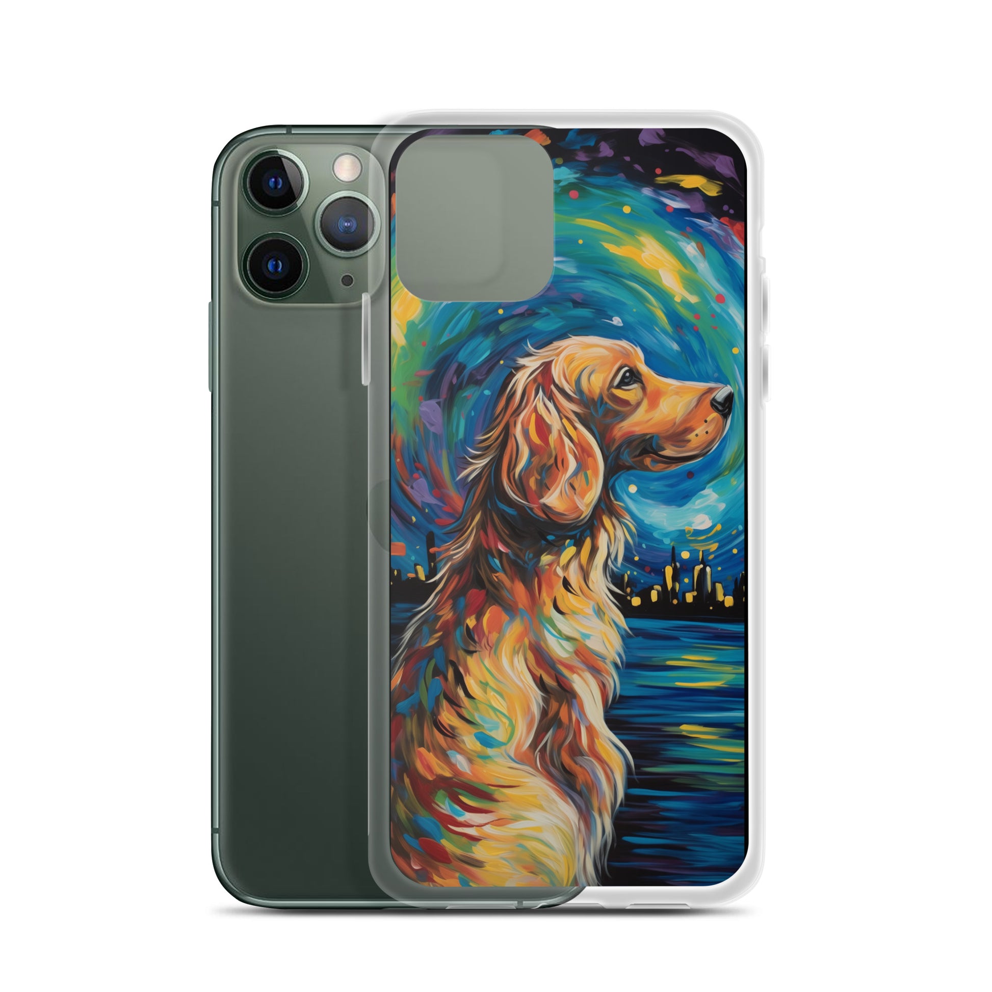 Van Gogh dog F Clear Case for iPhone