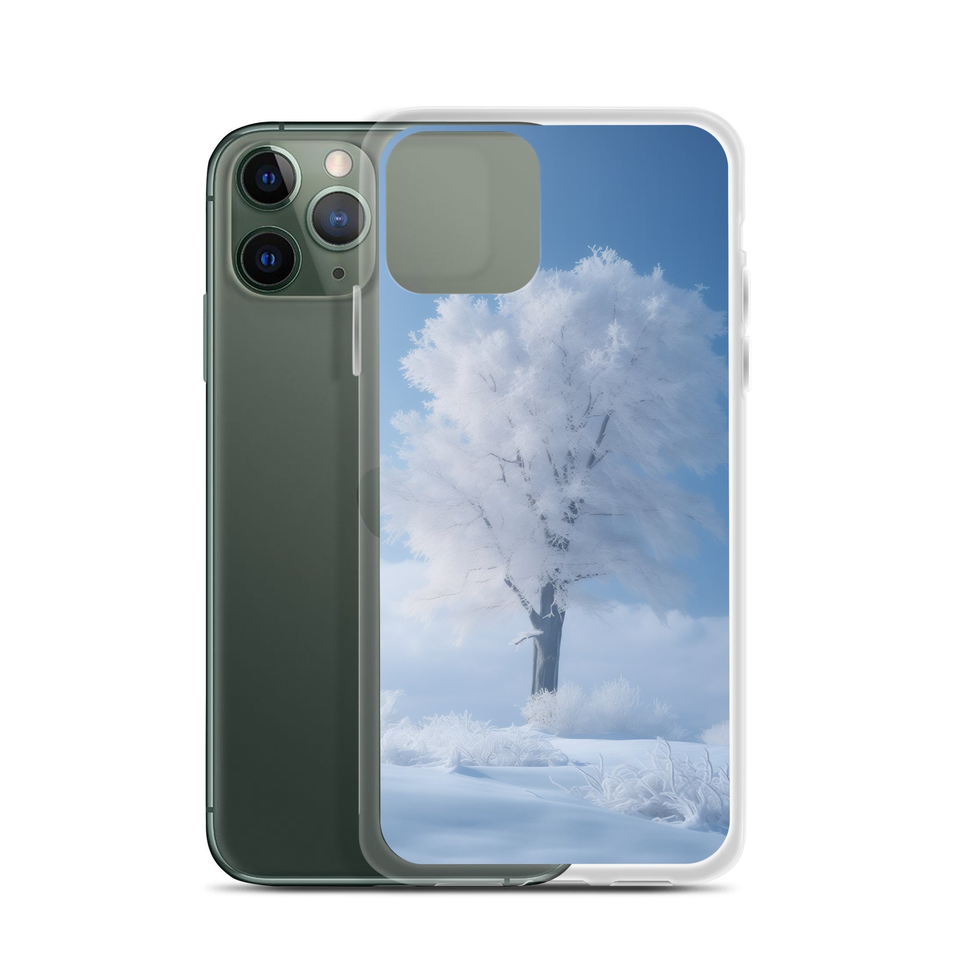 Snow Tree B Clear Case for iPhone®