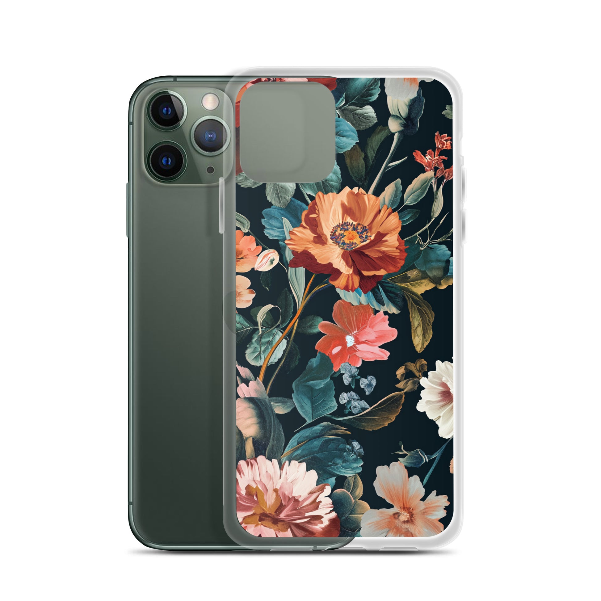 Flower Golden Clear Case for iPhone®